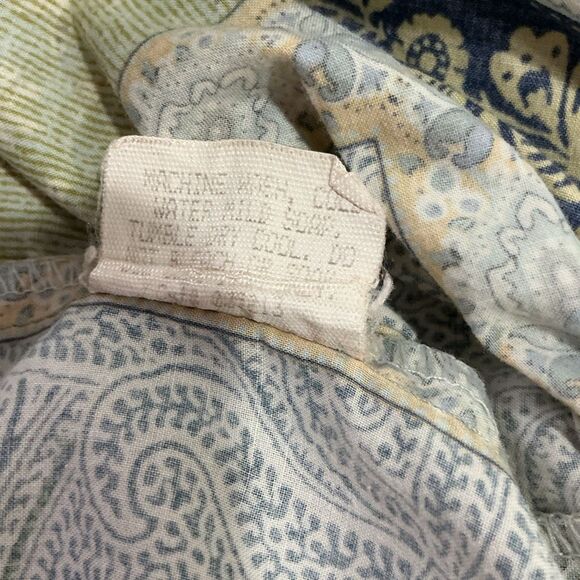 Vintage Tori Richard Honolulu Paisley Patchwork Button-Up Shirt – Size L – Made - Picture 4 of 7
